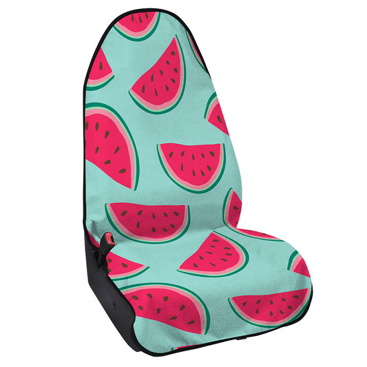 Blue Cute Watermelon Pattern Print Waterproof Car Seat Cover