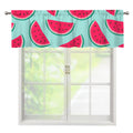 Blue Cute Watermelon Pattern Print Window Valance