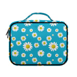 Blue Daisy Flower Pattern Print Briefcase Bible Bag