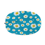 Blue Daisy Flower Pattern Print Car Side Mirror Covers