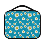 Blue Daisy Flower Pattern Print Classic Bible Case