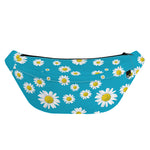 Blue Daisy Flower Pattern Print Fanny Pack