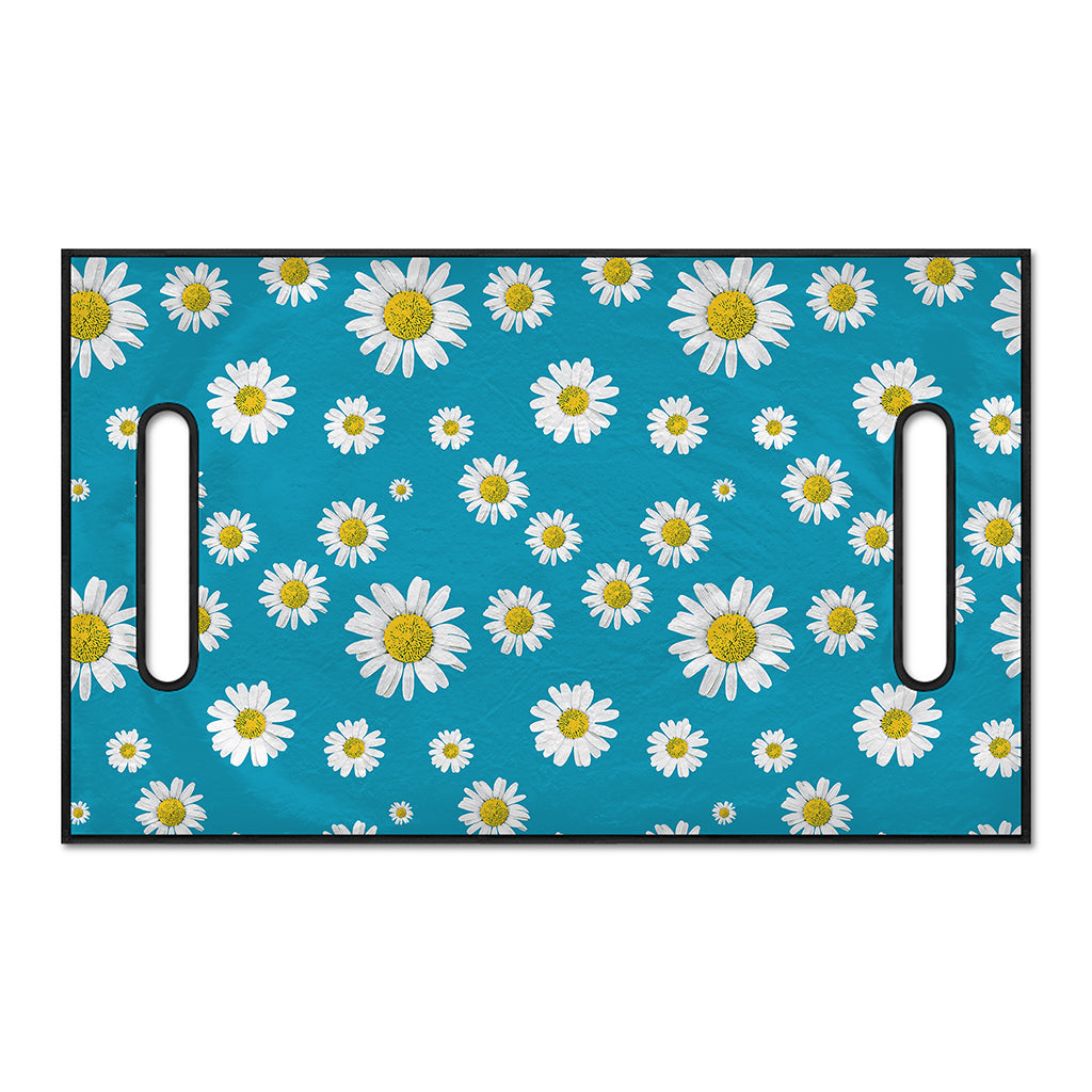 Blue Daisy Flower Pattern Print Golf Cart Seat Cover