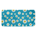Blue Daisy Flower Pattern Print Towel