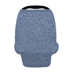 Blue Denim Jeans Pattern Print Baby Seat Cover