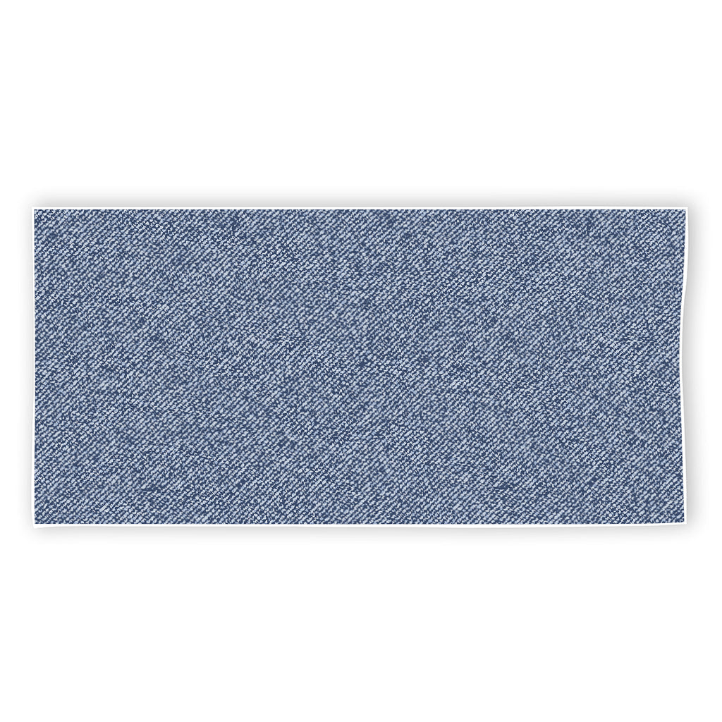 Blue Denim Jeans Pattern Print Beach Towel