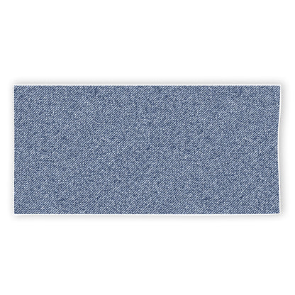 Blue Denim Jeans Pattern Print Beach Towel