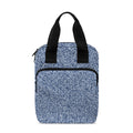 Blue Denim Jeans Pattern Print Bible Tote Bag