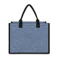 Blue Denim Jeans Pattern Print Canvas Tote Bag
