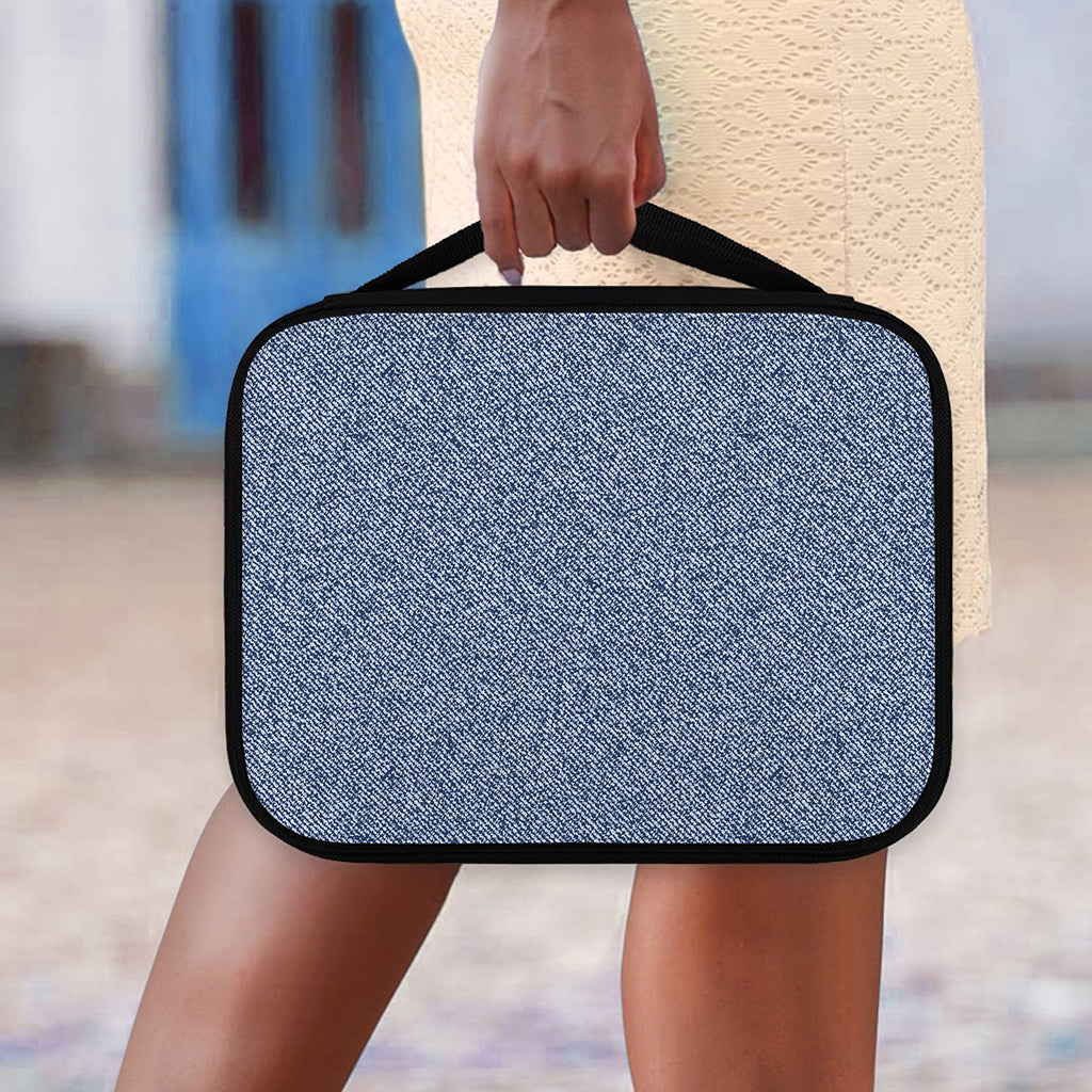Blue Denim Jeans Pattern Print Classic Bible Case