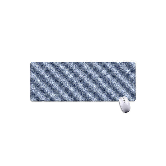 Blue Denim Jeans Pattern Print Extended Mouse Pad