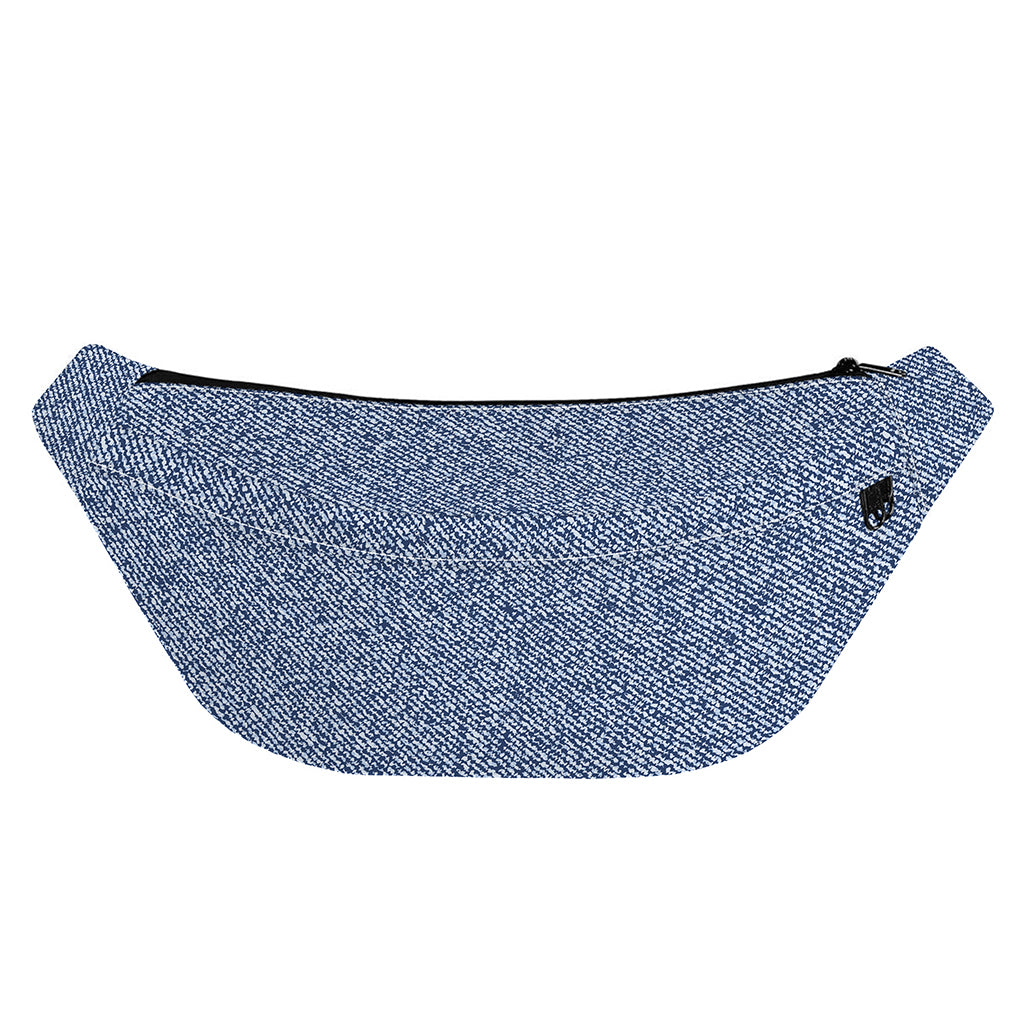 Blue Denim Jeans Pattern Print Fanny Pack