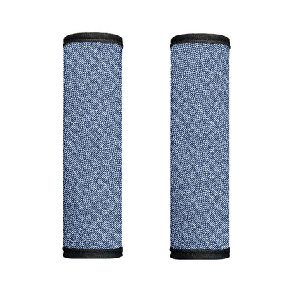 Blue Denim Jeans Pattern Print Handle Covers