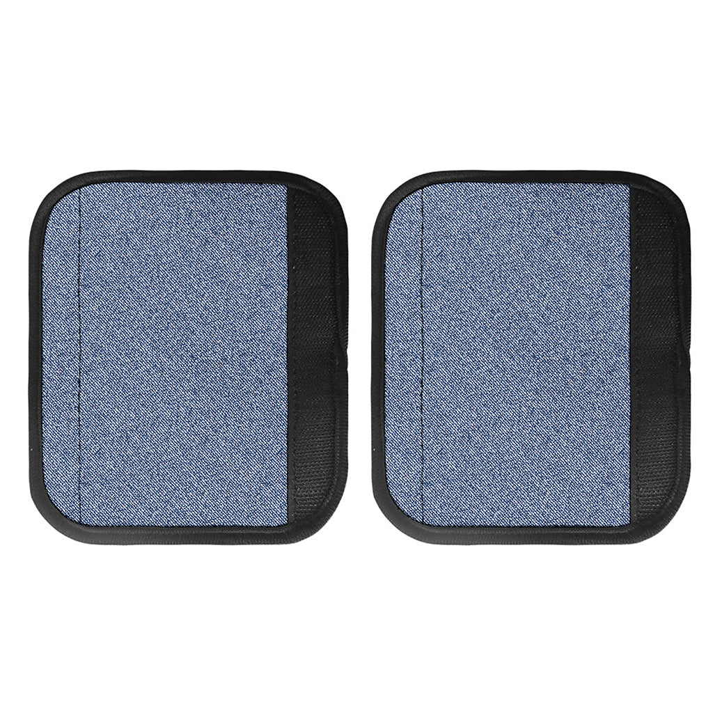 Blue Denim Jeans Pattern Print Handle Covers
