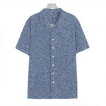 Blue Denim Jeans Pattern Print Hawaiian Shirt