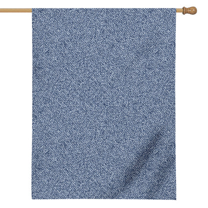 Blue Denim Jeans Pattern Print House Flag