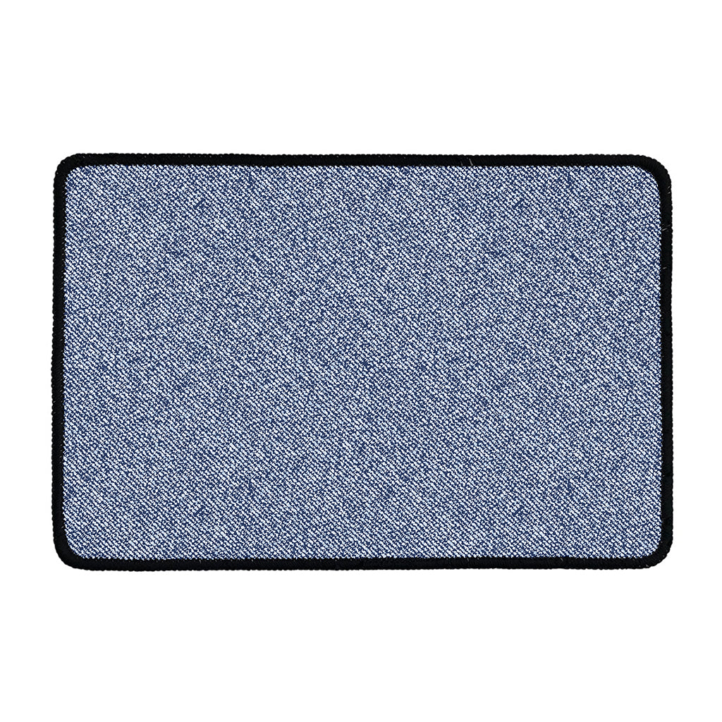 Blue Denim Jeans Pattern Print Kitchen Mat