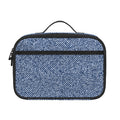 Blue Denim Jeans Pattern Print Portable Lunch Bag