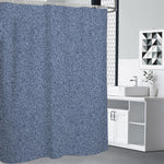 Blue Denim Jeans Pattern Print Shower Curtain