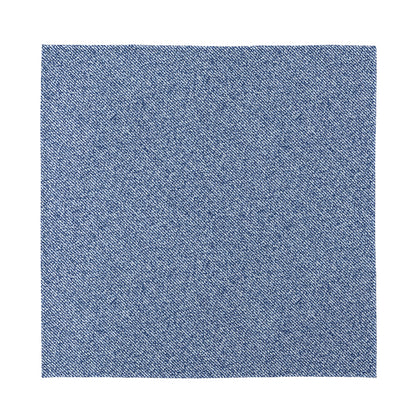 Blue Denim Jeans Pattern Print Silk Bandana