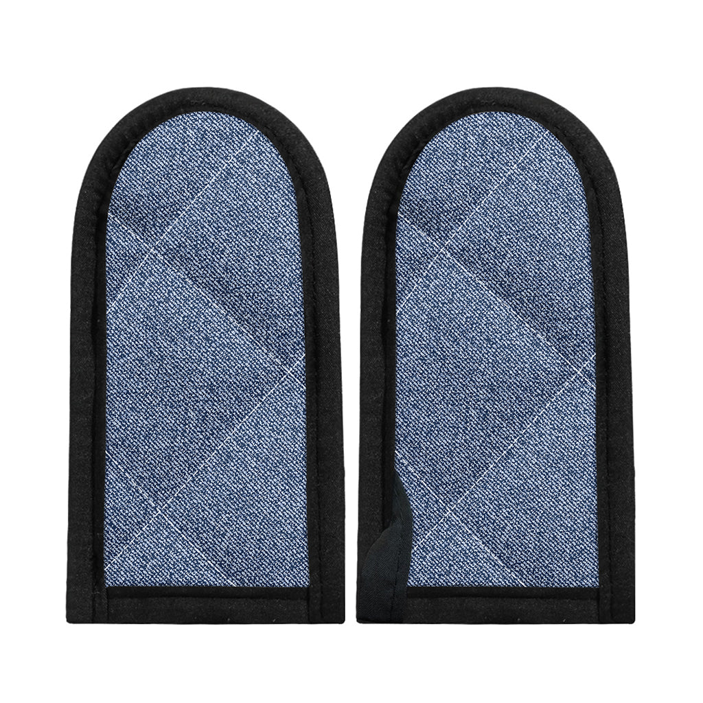 Blue Denim Jeans Pattern Print Skillet Handle Cover