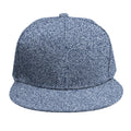 Blue Denim Jeans Pattern Print Snapback Cap