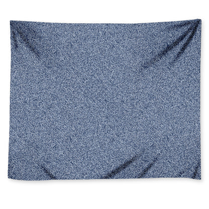Blue Denim Jeans Pattern Print Tapestry