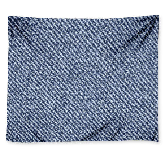 Blue Denim Jeans Pattern Print Tapestry