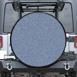 Blue Denim Jeans Pattern Print Tire Cover