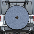 Blue Denim Jeans Pattern Print Tire Cover With Camera Hole