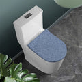 Blue Denim Jeans Pattern Print Toilet Lid Cover