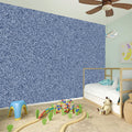 Blue Denim Jeans Pattern Print Wall Sticker