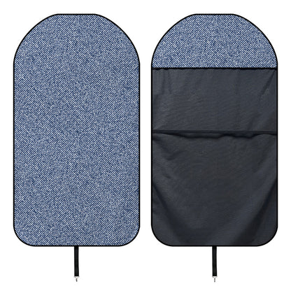 Blue Denim Jeans Pattern Print Waterproof Car Seat Cover