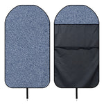 Blue Denim Jeans Pattern Print Waterproof Car Seat Cover