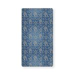 Blue Denim Western Paisley Print Baby Crib Sheet