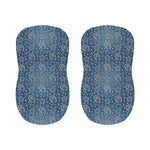 Blue Denim Western Paisley Print Bar Stool Covers