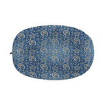 Blue Denim Western Paisley Print Car Side Mirror Covers