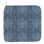 Blue Denim Western Paisley Print Hand Towel
