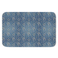 Blue Denim Western Paisley Print Indoor Door Mat