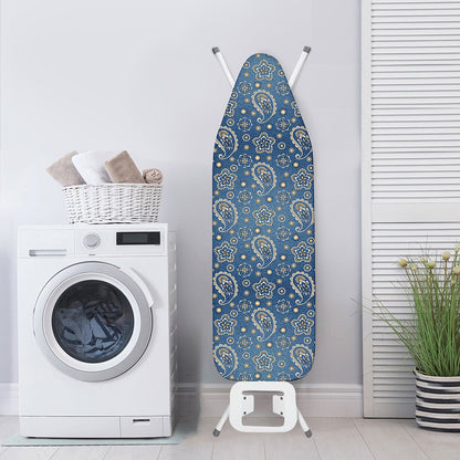 Blue Denim Western Paisley Print Ironing Board Cover