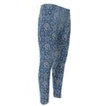 Blue Denim Western Paisley Print Men's Compression Pants