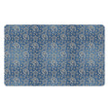 Blue Denim Western Paisley Print Polyester Doormat