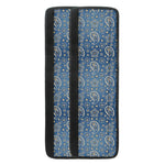 Blue Denim Western Paisley Print Refrigerator Handle Covers