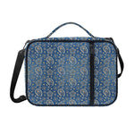 Blue Denim Western Paisley Print Shoulder Strap Bible Bag