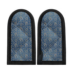 Blue Denim Western Paisley Print Skillet Handle Cover