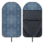 Blue Denim Western Paisley Print Waterproof Car Seat Cover