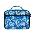 Blue Digital Camo Pattern Print Briefcase Bible Bag