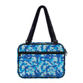Blue Digital Camo Pattern Print Double Strap Bible Bag