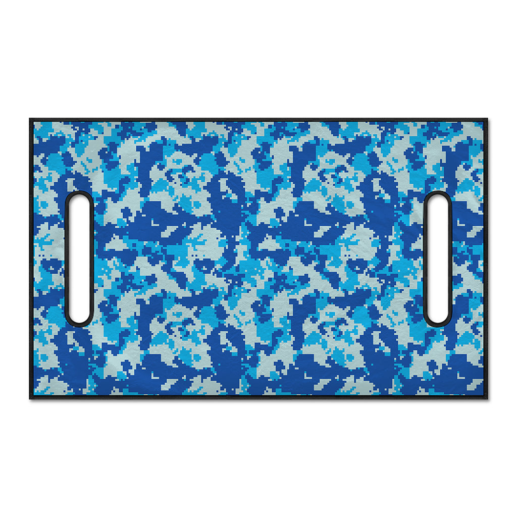 Blue Digital Camo Pattern Print Golf Cart Seat Cover