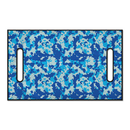 Blue Digital Camo Pattern Print Golf Cart Seat Cover